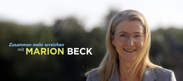 Die Grünen Leonberg unterstützen Marion Beck als OB-Kandidatin