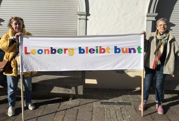 Starkes Zeichen für Demokratie auch in Leonberg